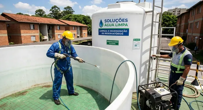 Contrata-se: Especialista em Limpeza e Higienização de Reservatórios / Caixas d'Água