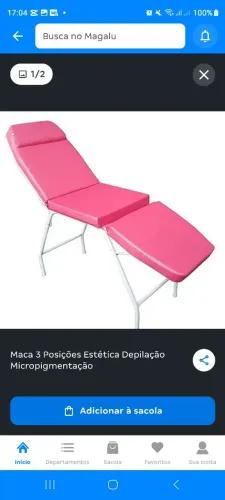 Maca de estética e massagem 