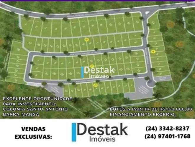 TERRENO RESIDENCIAL em BARRA MANSA - RJ, COLÔNIA SANTO ANTÔNIO
