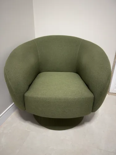 Poltrona Giratória Verde