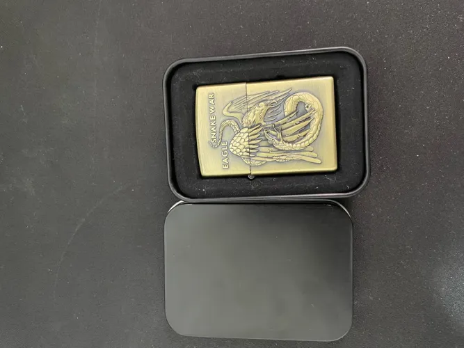 Isqueiro zippo original com caixa sem fluido 