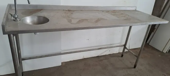 Bancada de Inox com Cuba