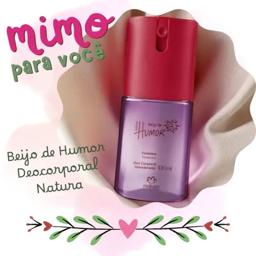 Deocorporal Spray Beijo de Humor Natura Desodorante Feminino 100 ml