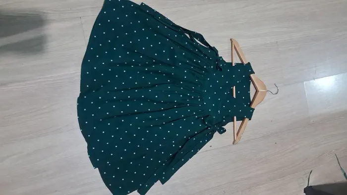 Vestido infantil  transpassado