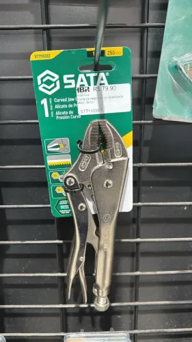 ALICATE DE PRESSAO 10" MORDENTE CURVO - SATA