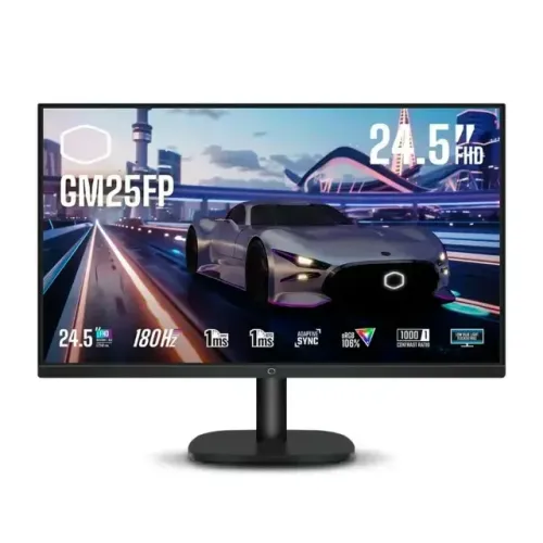 monitor gamer 24.5 fhd 180hz 1ms ips cooler master hdr display port hdmi novo lacrado
