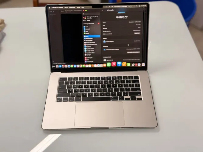 Macbook Air M2 256 Gb 15,3 polegadas