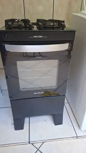 Fogao 4 bocas Atlas e Depurador Suggar Slim 60cm