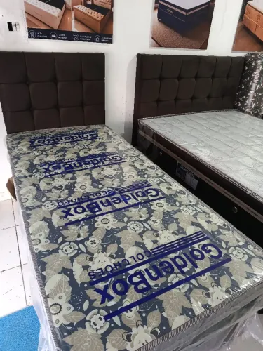 Cama solteiro com cabeceira completo venha na loja conferir