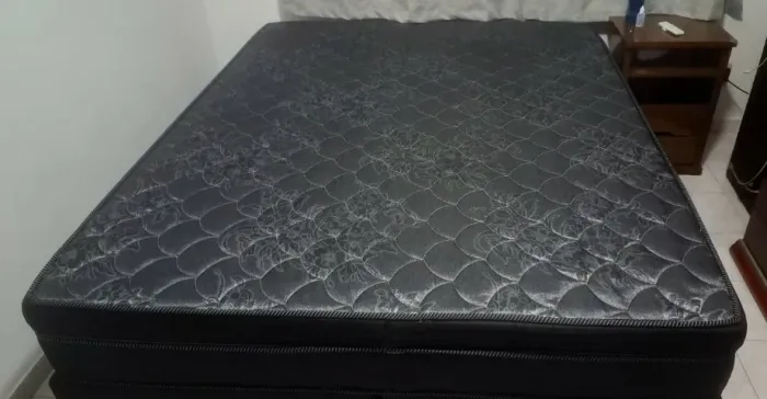 Colchão Queen Portobel Diplomata Orthopedic com Espuma D-45 65x158x198 cm - Preto