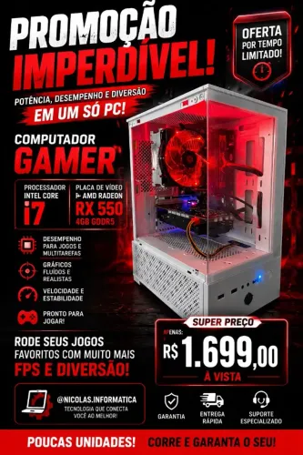 COMPUTADOR gamer i7 oportunidade