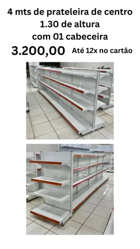 Prateleiras Comerciais de Metal