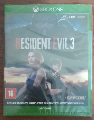Resident Evil 3 Remake Jogo Xbox One Mídia Física Novo Lacrado