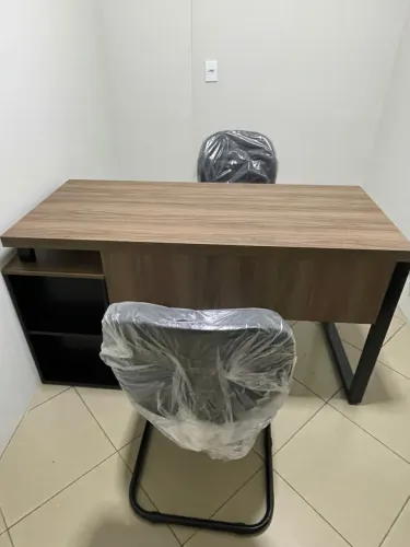 MESA DE ESCRITORIO INDUSTRIAL COM GAVETEIRO 1.36 LOJA IKONOFFICE