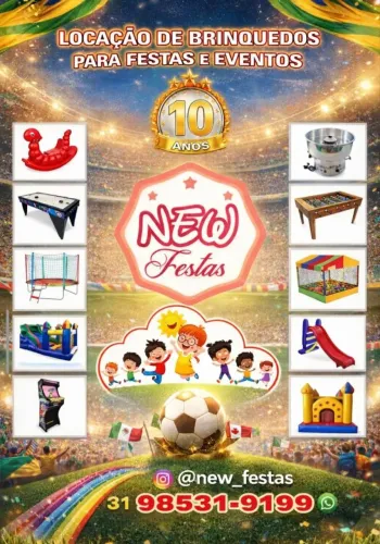 Aluguel para festas e eventos 