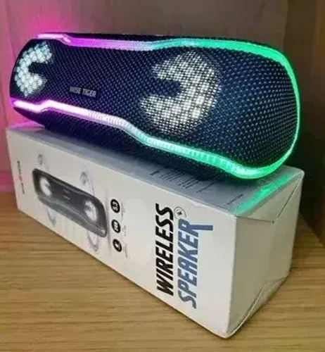 Caixa Som Bluetooth Wise Tiger 25w Ipx7 F10c Estéreo Rgb Nova, Lacrada a Pronta Entrega!!