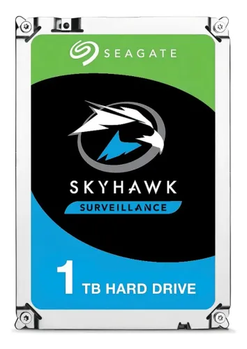 Disco rígido hd Seagate Skyhawk 1tb 3,5 polegadas sata 24/7 - Novo<br>