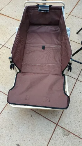 Carrinho dobravel 4 rodas, para feira compras, carga. Novo sem uso