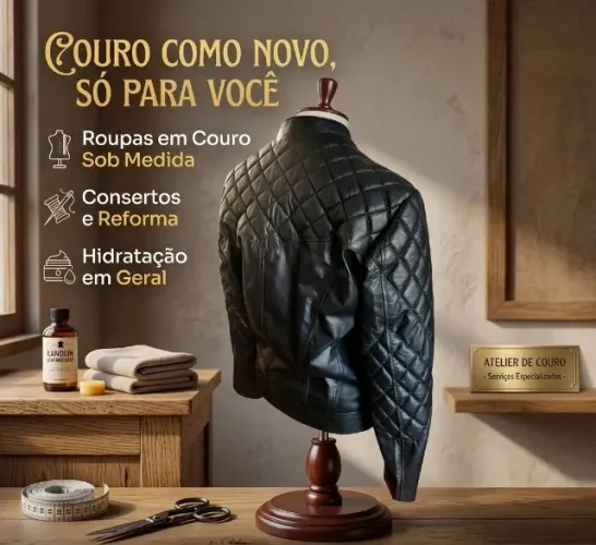 Conserto e Reformas em Roupas de Couro e Outros