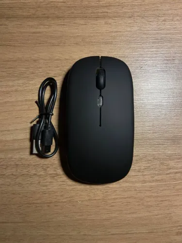 Mouse Sem Fio Recarregável Wireless Bluetooth Led