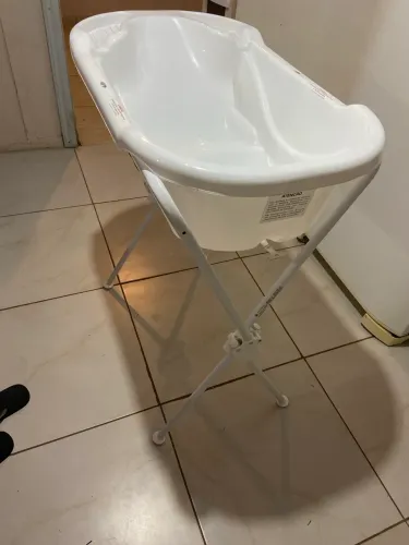 Banheira Infantil Ergonômica Com Suporte Tutti Baby - Branca