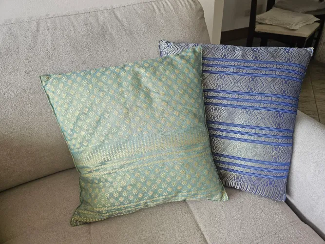 2 almofadas decorativas artesanais