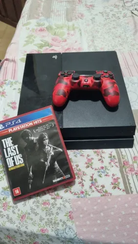 PS4 Fat 500gb com 5 jogos inclusos