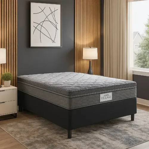 Conjunto Base e Colchão D28 Casal (FRETE GRÁTIS)