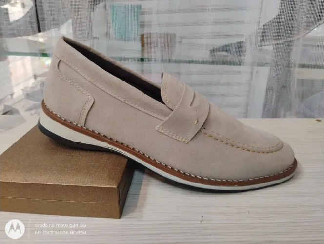 Mocassim camurça promoção últimos pares de 199, por 139, tam - 40 - 41 retirar no Sia 