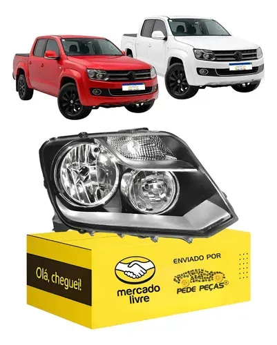 Farol Sinaleira Direito Vw Amarok 2010 11 12 13 14 15 2016 Direito/passageiro