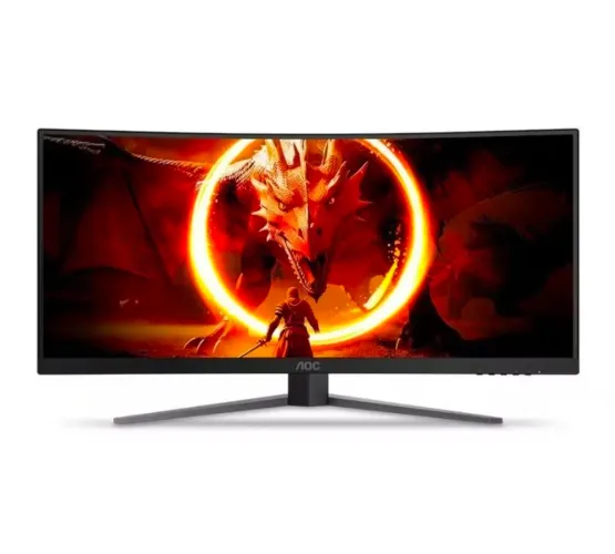 Monitor AOC 34' 4K curvo