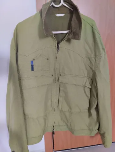 Jaqueta Zara verde militar - tamanho G