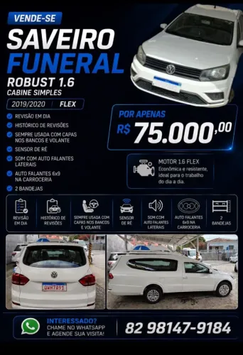 Volkswagen Saveiro Robust 1.6 Total Flex 8V 2020