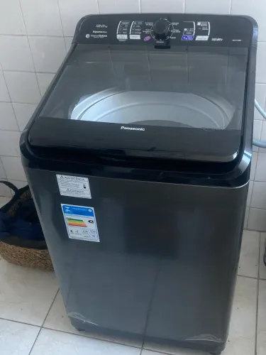 Máquina de Lavar Panasonic 12kg Titânio 110V