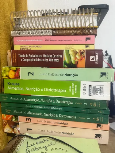Coleção 11 livros de nutrição