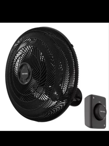 Ventilador de Parede Preto