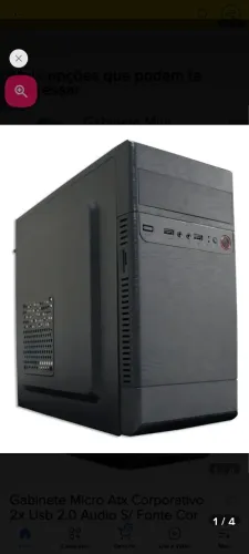 Gabinete CPU computador PC Core i5 8GB de RAM pronto para usar