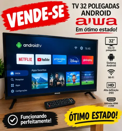 Vendo tv Aiwa 32 polegadas