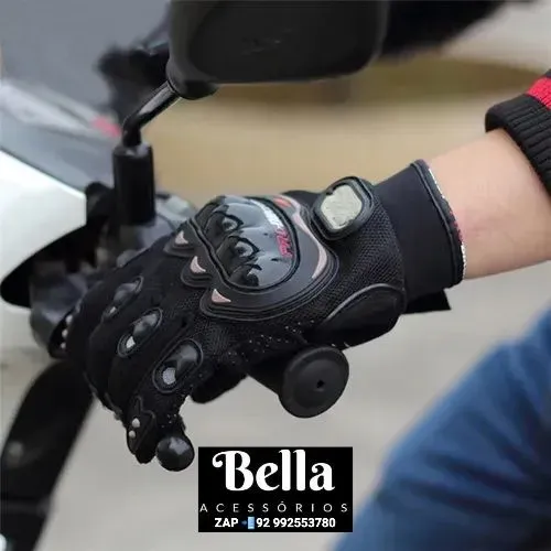 LUVAS PARA MOTOQUEIRO AJUSTÁVEL ESPORTIVA PROMOÇÃO