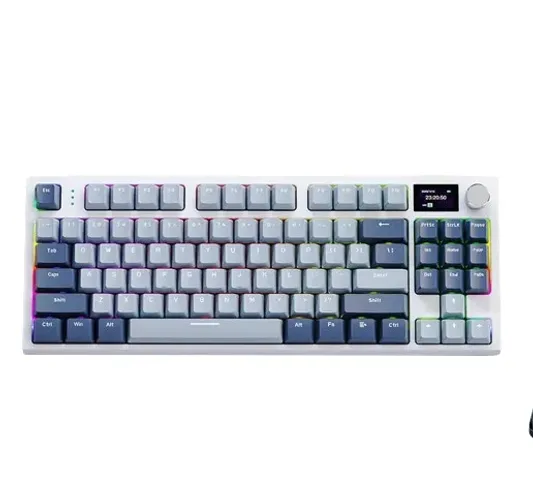 Teclado Mecânico Attack Shark K86 Sem Fio (com Tela)