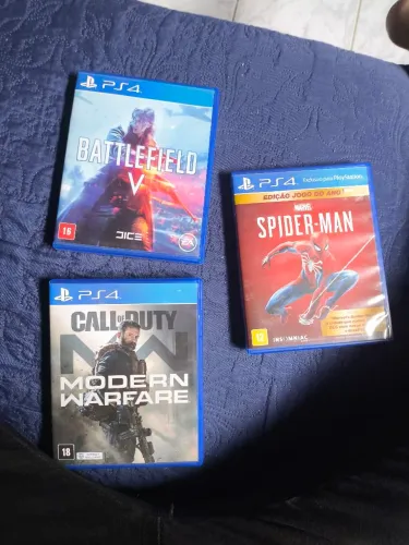 Jogos ps4/ spider Man?/Battlefield 5 ?/ call of duth W1 ?