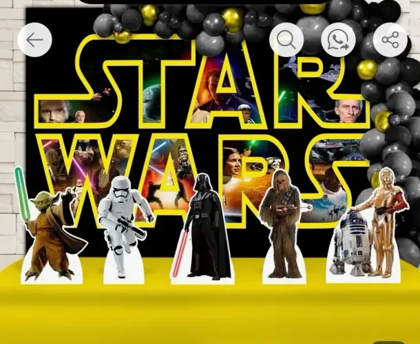 Decoração de festa Star Wars