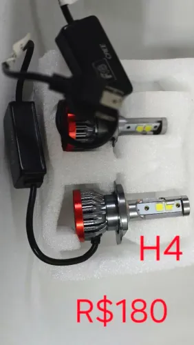 KIT LED H4 6000K - FUNCIONANDO PERFEITAMENTE