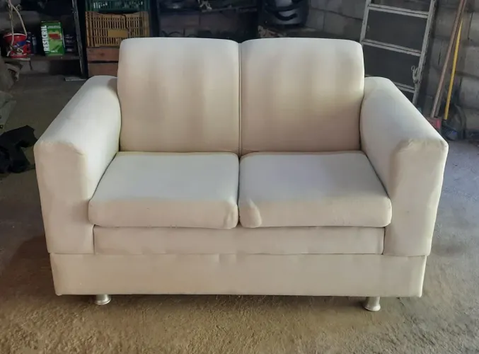 SOFA 2 LUGARES TECIDO SUEDE