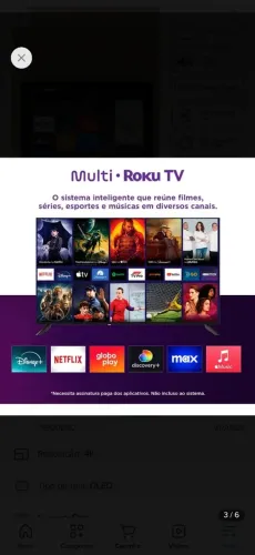 Smart Tv Dled 50 4k Multi Roku 4hdmi 2usb Wi-fi