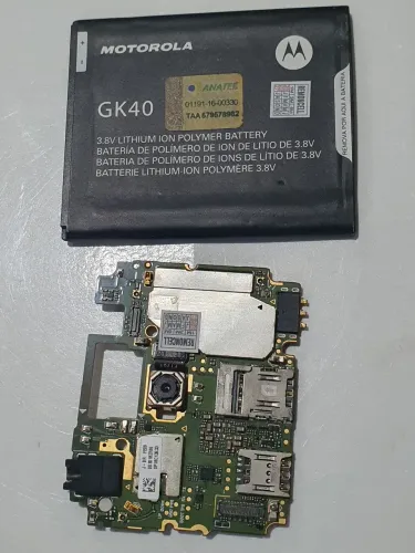 Placa mãe e bateria moto g5