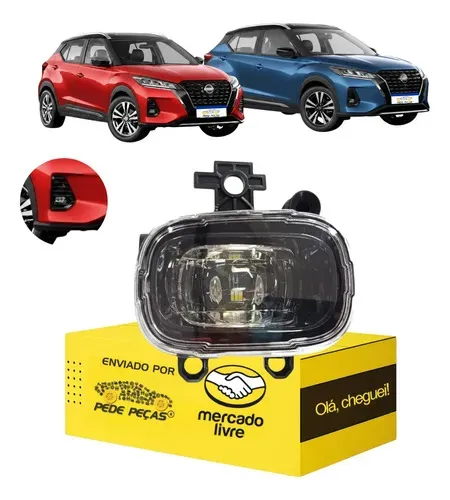 Milha Auxiliar Cibie Nissan Kicks 2022 23 24 2025 C/led Ld Cristal