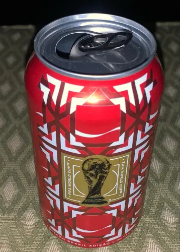 Lata Copa 2026 Taça Coca Cola Zero Vazia Higienizada ótimo estado