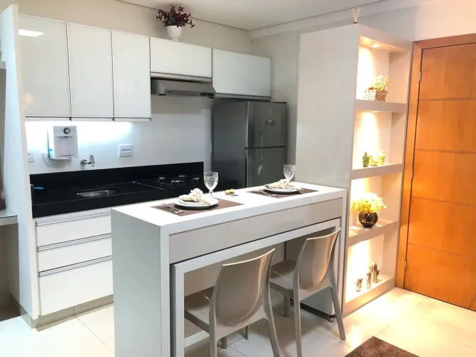 Apartamento para aluguel possui 32 metros quadrados com 1 quarto