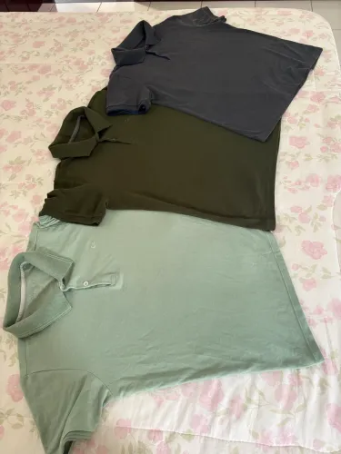 Combo com 3 Camisas Polo Ogochi - Tamanho 16